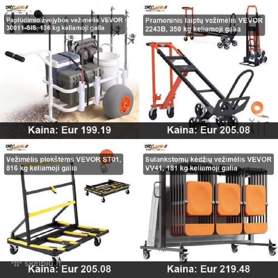 Vežimėliai ir Ratukai – Sunkumus Perkelk Lengvai! - nuotraukos Nr. 26