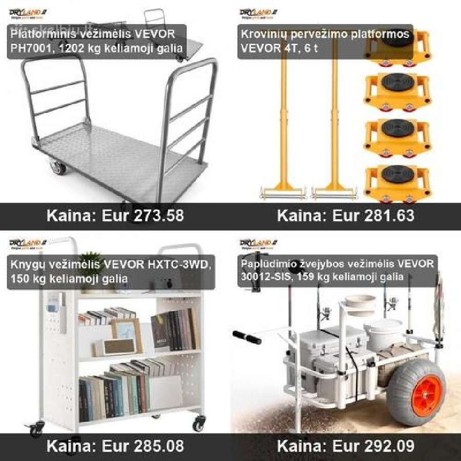 Vežimėliai ir Ratukai – Sunkumus Perkelk Lengvai! - nuotraukos Nr. 28