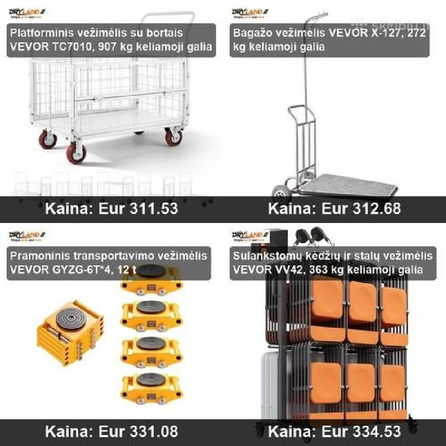 Vežimėliai ir Ratukai – Sunkumus Perkelk Lengvai! - nuotraukos Nr. 29