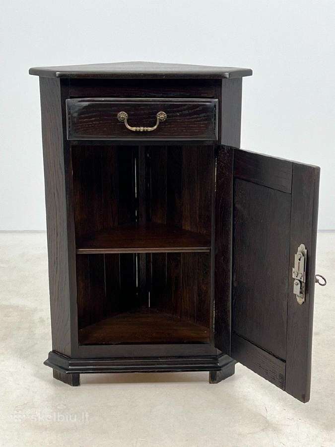 Ąžuolinė kampinė spintelė - nuotraukos Nr. 7