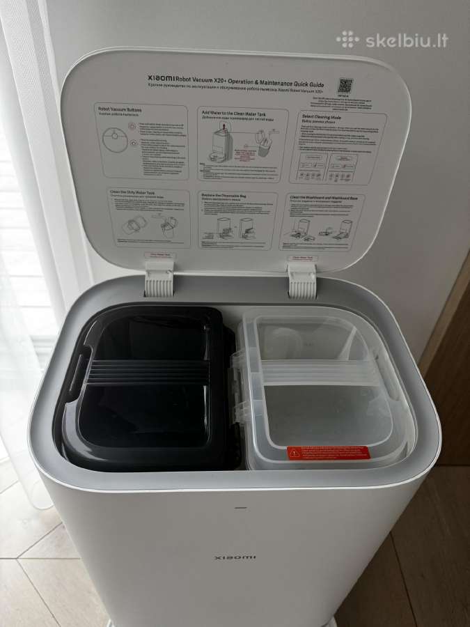 Siurblys robotas Xiaomi Robot Vacuum X20+ - nuotraukos Nr. 3