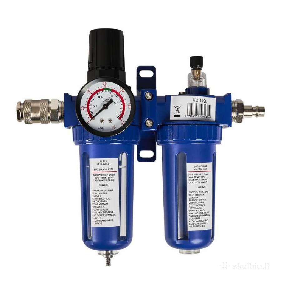 Oro kompresorius 80l, 230v Strom su rinkiniu - nuotraukos Nr. 4