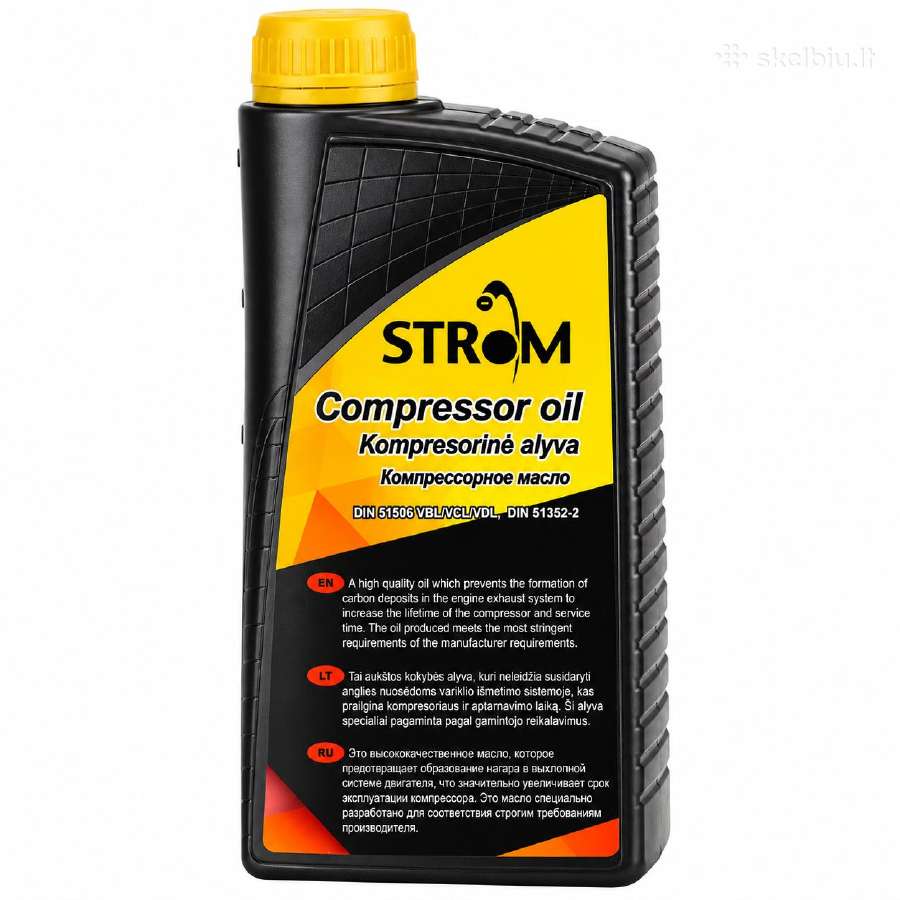 Oro kompresorius 80l, 230v Strom su rinkiniu - nuotraukos Nr. 5