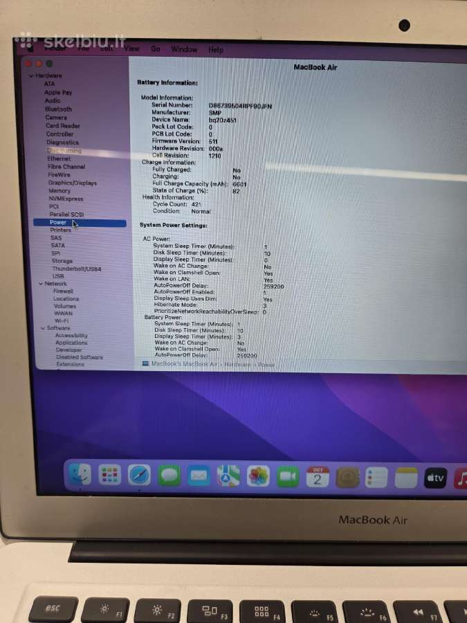 Apple MacBook Air 2017 m. - nuotraukos Nr. 4