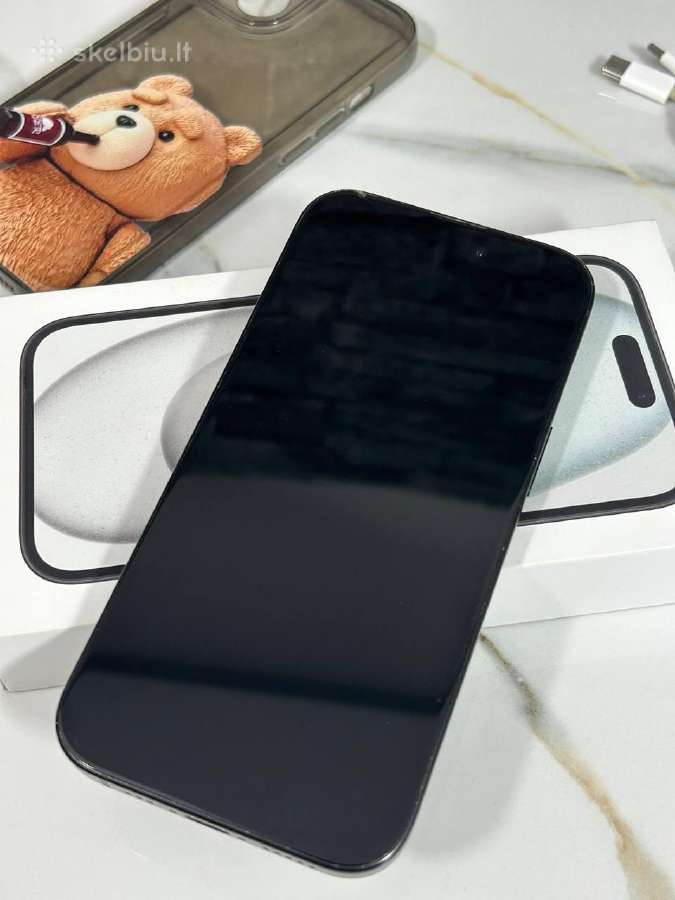 iPhone 15 128gb 86% Black - nuotraukos Nr. 9