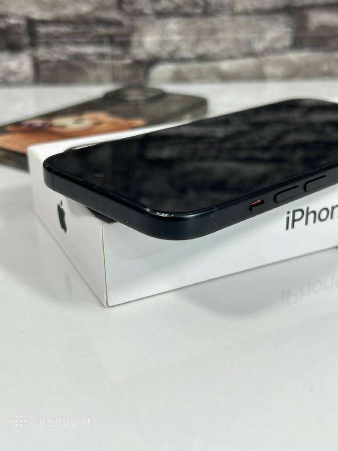 iPhone 15 128gb 86% Black - nuotraukos Nr. 4