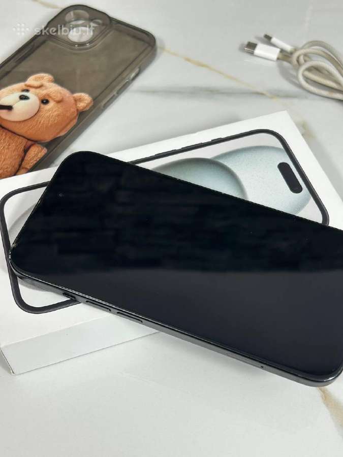 iPhone 15 128gb 86% Black - nuotraukos Nr. 8