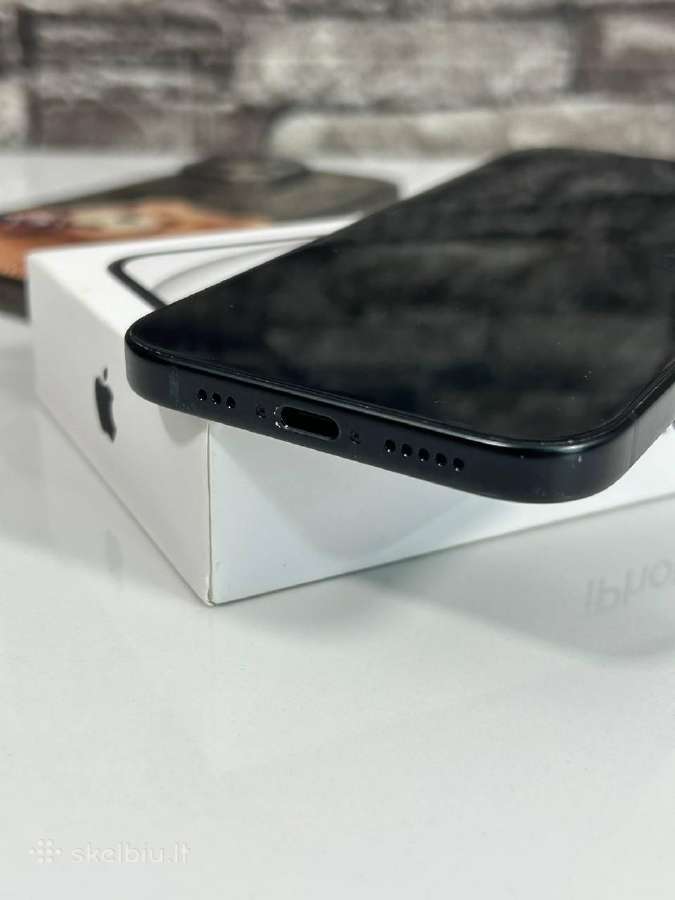 iPhone 15 128gb 86% Black - nuotraukos Nr. 7