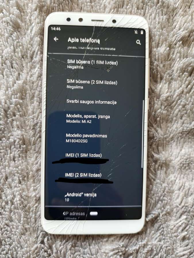Mobilusis telefonas Mi A2 - nuotraukos Nr. 3