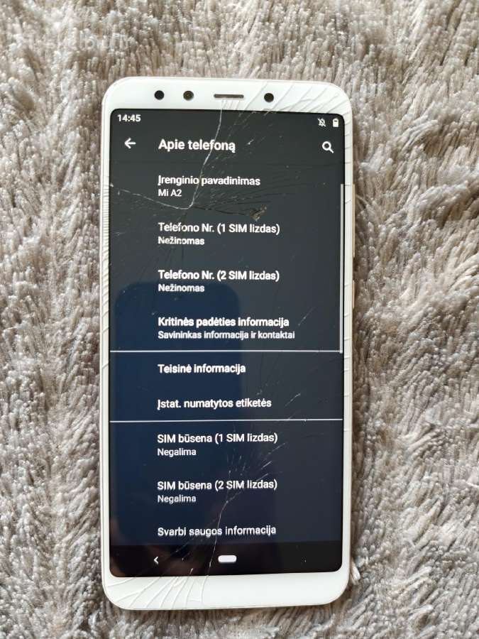 Mobilusis telefonas Mi A2 - nuotraukos Nr. 4