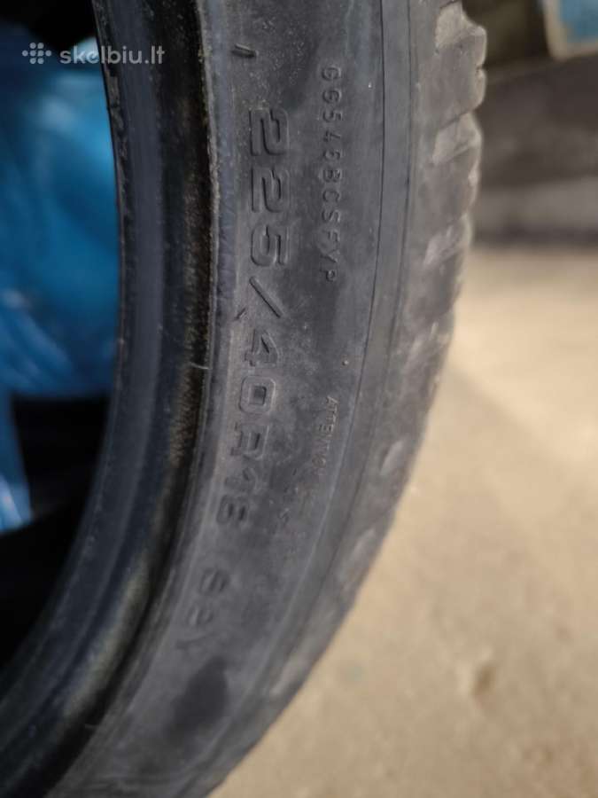 Naudotos 225/40 R18 Goodyear padangos - nuotraukos Nr. 2