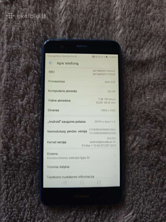 Huawei P10 lite mobilusis telefonas - nuotraukos Nr. 3