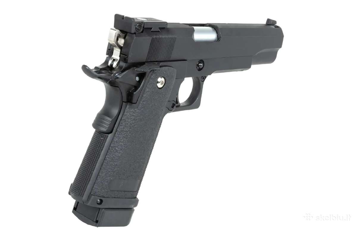 Šratasvydžio pistoletas Hi-capa 5.1 Metalinis - nuotraukos Nr. 6