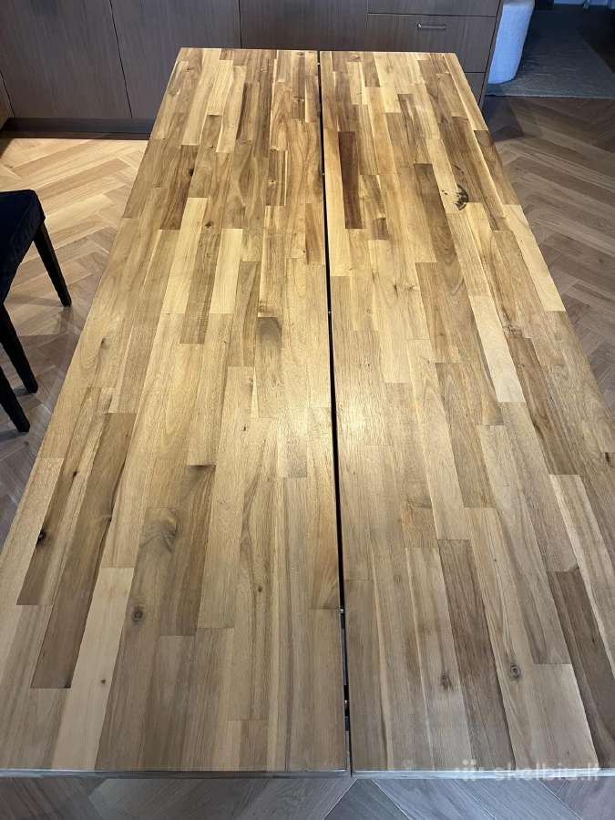 Ikea Skogsta valgomojo stalas iš akacijos masyvo - nuotraukos Nr. 2