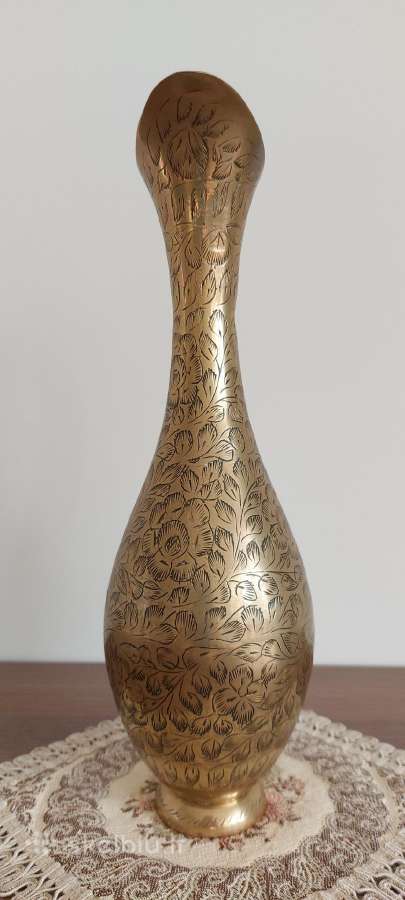 Žalvarinis ąsotis - vaza (aukšt. 28,5 cm) - nuotraukos Nr. 2
