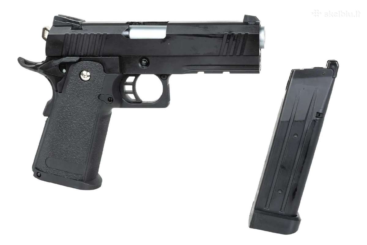 Šratasvydžio pistoletas Hi-capa 4.3 Metalinis - nuotraukos Nr. 6