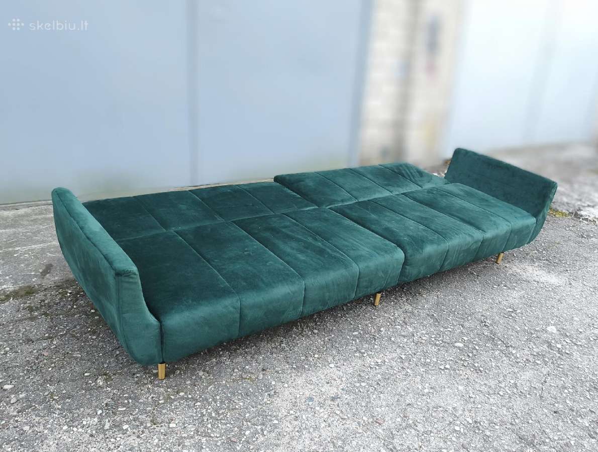Veliūrinė sofa - nuotraukos Nr. 4