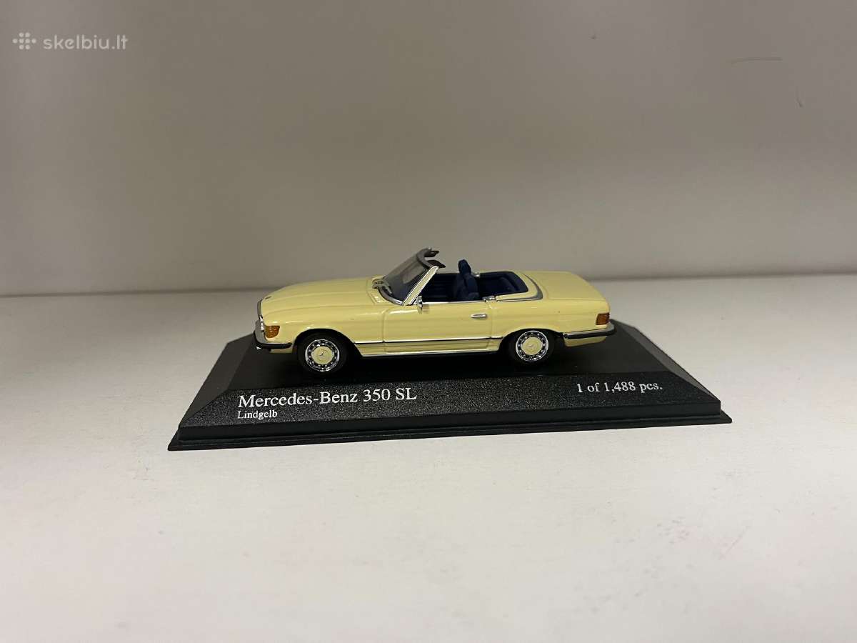 Kolekciniai modeliukai-mercedes Benz 350sl - nuotraukos Nr. 3