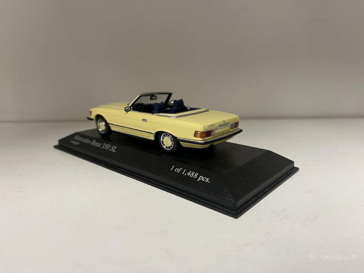 Kolekciniai modeliukai-mercedes Benz 350sl - nuotraukos Nr. 4