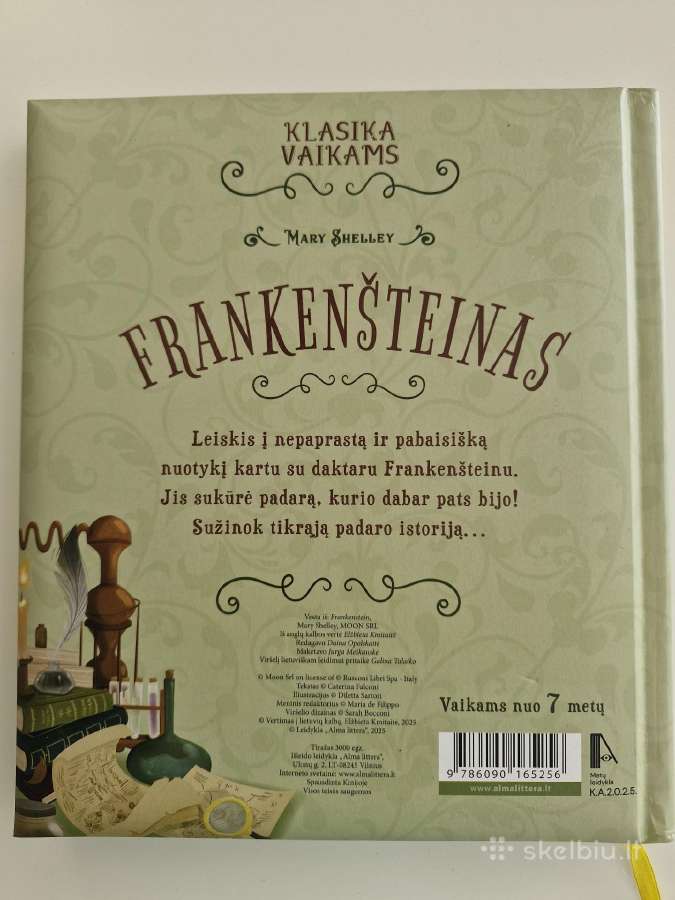 Knyga vsikams Mary Sheley Frankenšteinas - nuotraukos Nr. 5
