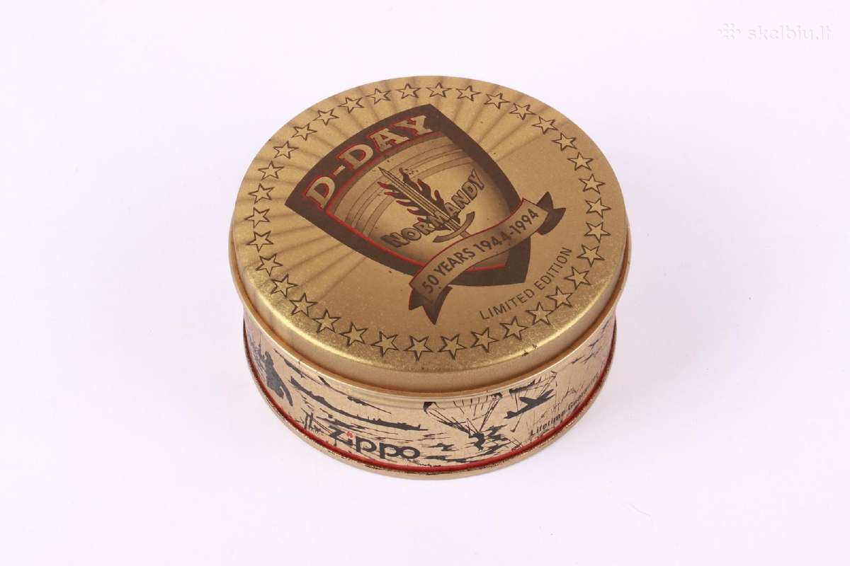 Zippo D-day 1994 kolekcinis ziebtuvelis - naujas - nuotraukos Nr. 6