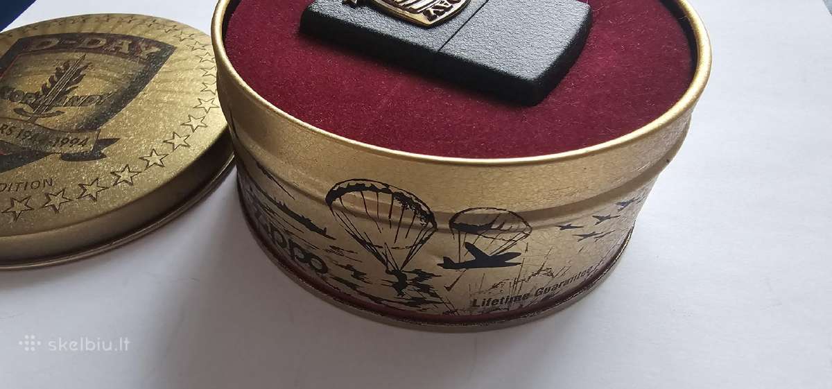 Zippo D-day 1994 kolekcinis ziebtuvelis - naujas - nuotraukos Nr. 9