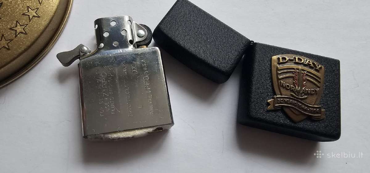 Zippo D-day 1994 kolekcinis ziebtuvelis - naujas - nuotraukos Nr. 11
