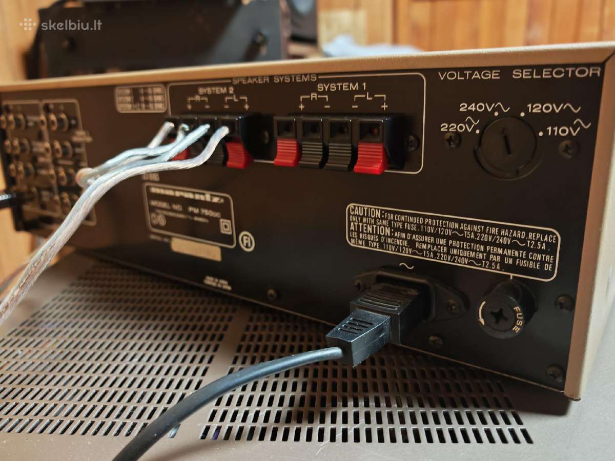 Stiprintuvas Marantz Pm 750dc - nuotraukos Nr. 5