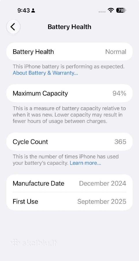 Apple iPhone 16 Pro Max 512gb juodas atrakintas - nuotraukos Nr. 9