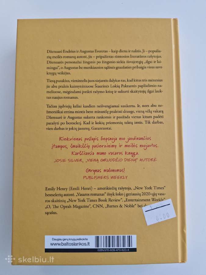 Knyga Emily Henry Vasaros Romanas - nuotraukos Nr. 4