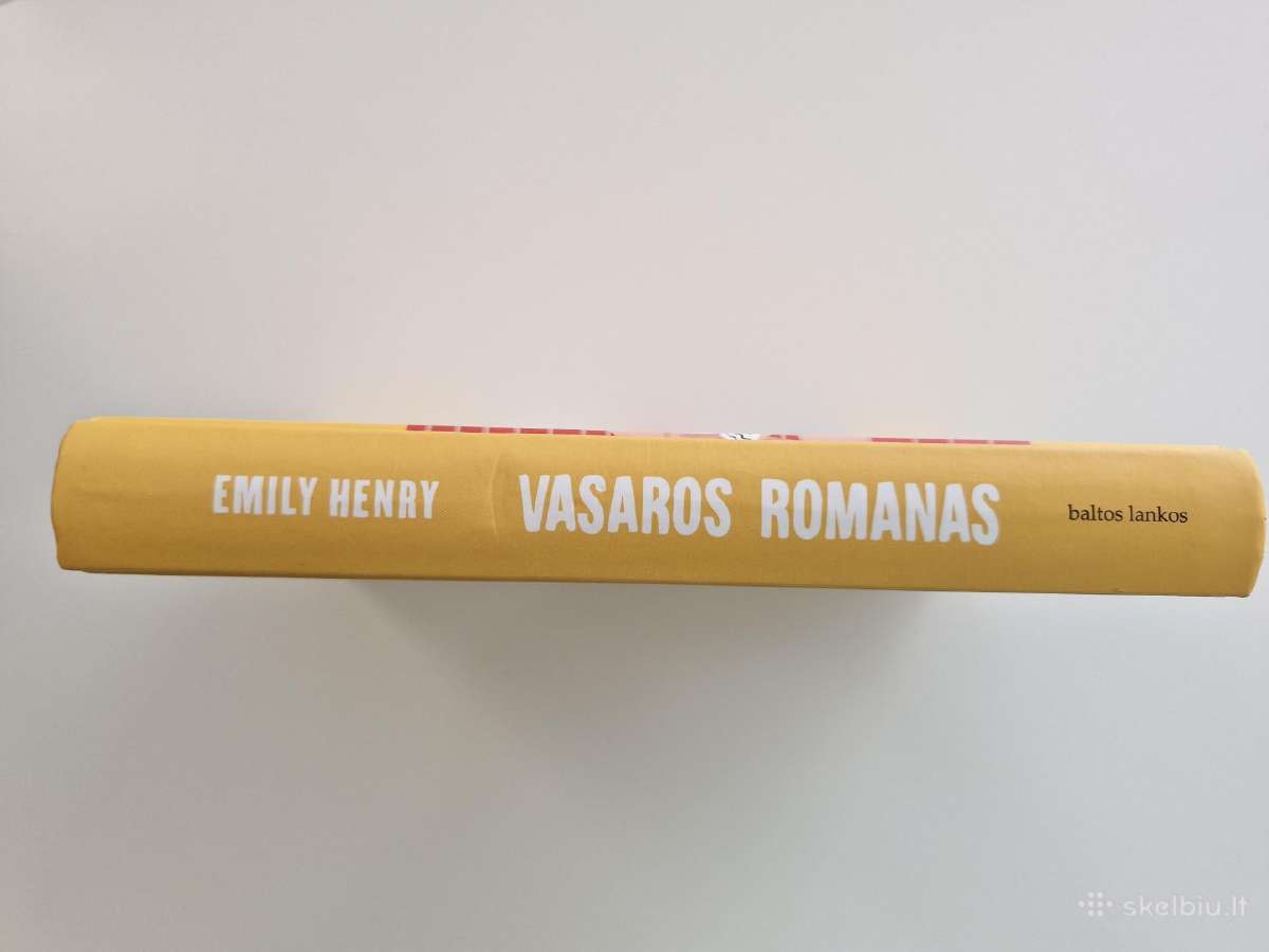 Knyga Emily Henry Vasaros Romanas - nuotraukos Nr. 2