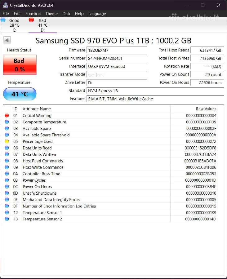 Nvme SSD diskai 1tb-2tb - nuotraukos Nr. 12