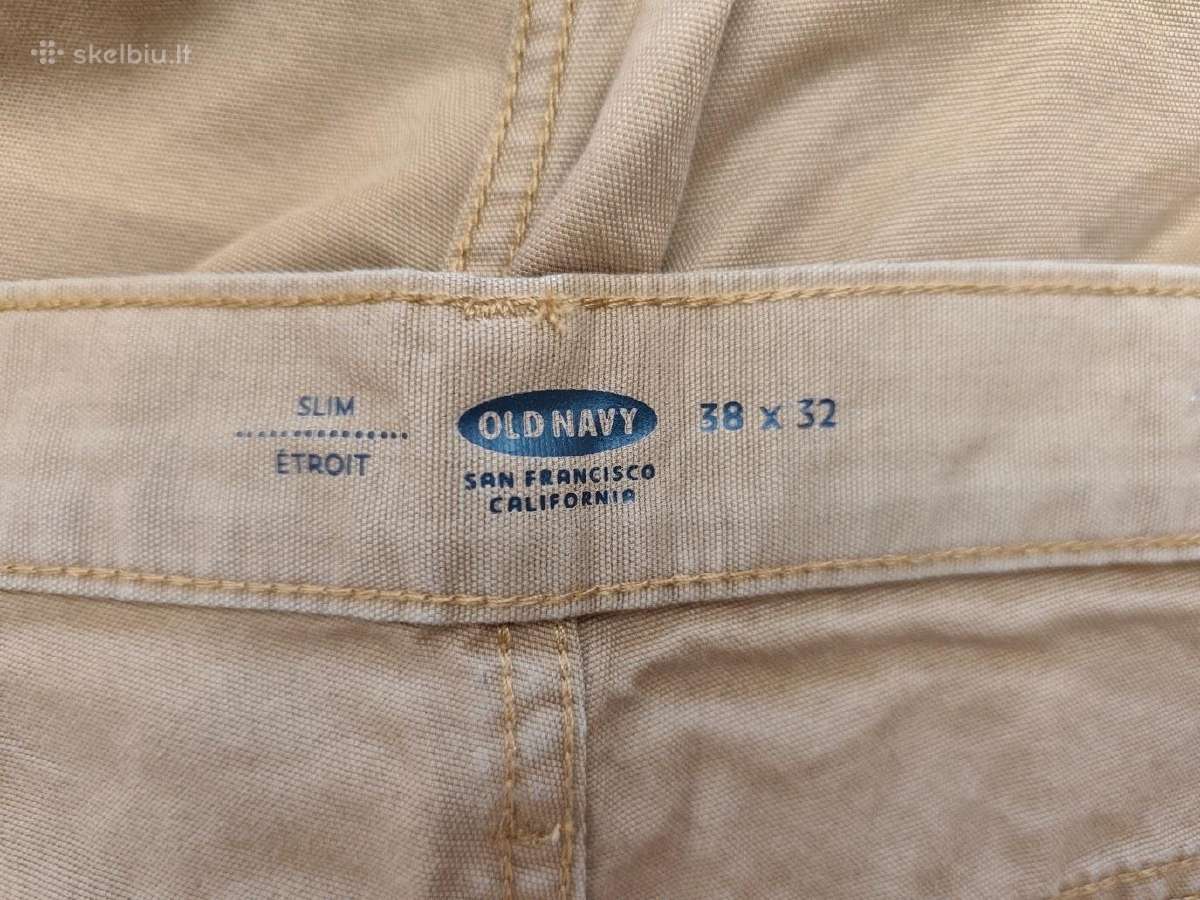Naujos Old Navy slim modelio kelnės, dydis 38/32 - nuotraukos Nr. 9