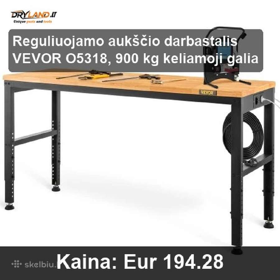 Patikimi Darbastaliai Vevor ir Hecht - nuotraukos Nr. 19
