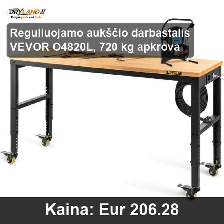 Patikimi Darbastaliai Vevor ir Hecht - nuotraukos Nr. 21