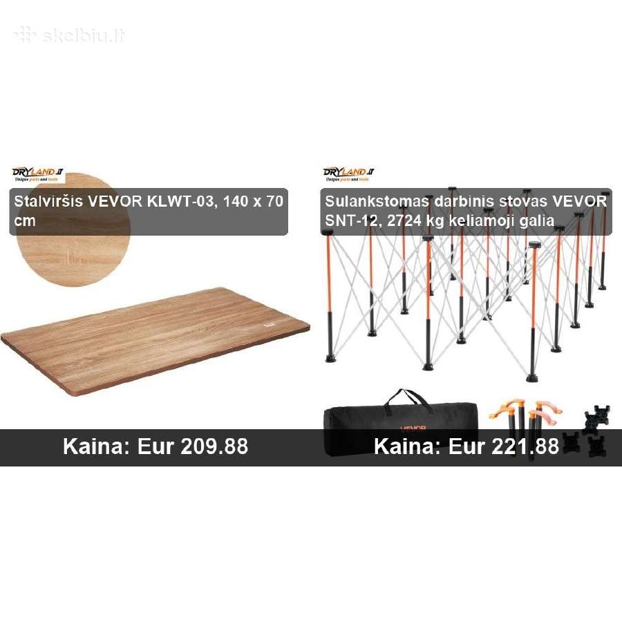 Patikimi Darbastaliai Vevor ir Hecht - nuotraukos Nr. 22