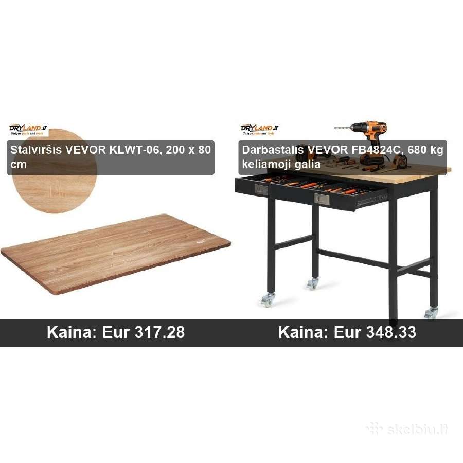 Patikimi Darbastaliai Vevor ir Hecht - nuotraukos Nr. 27