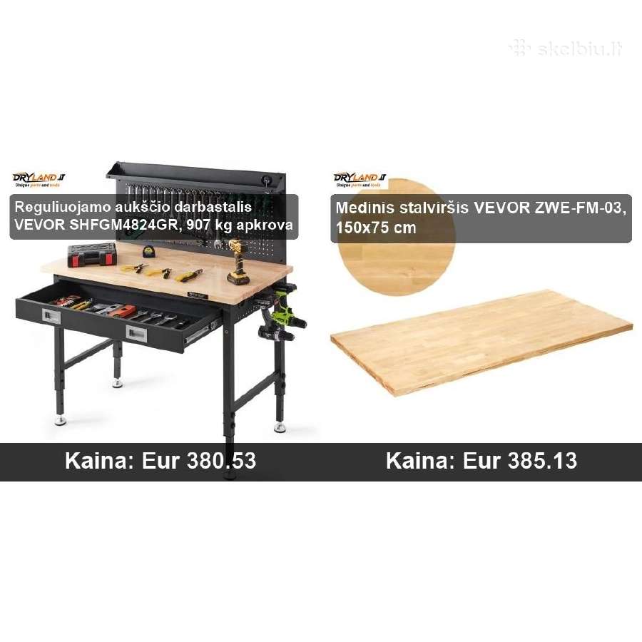 Patikimi Darbastaliai Vevor ir Hecht - nuotraukos Nr. 28