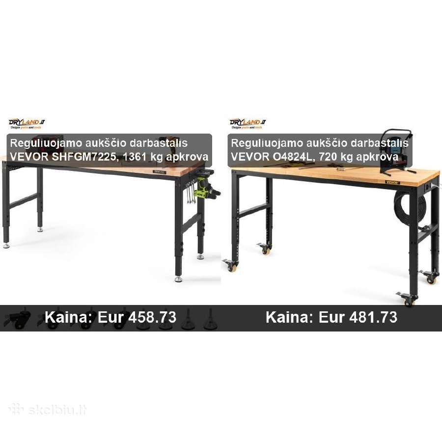 Patikimi Darbastaliai Vevor ir Hecht - nuotraukos Nr. 31