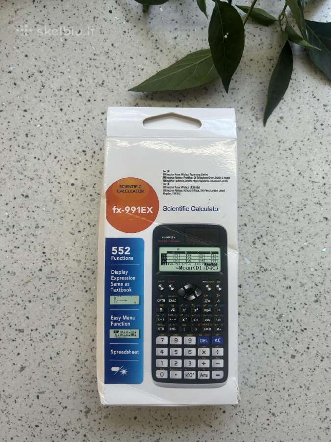 Casio skaiciuotuvas fx-991ex - nuotraukos Nr. 2