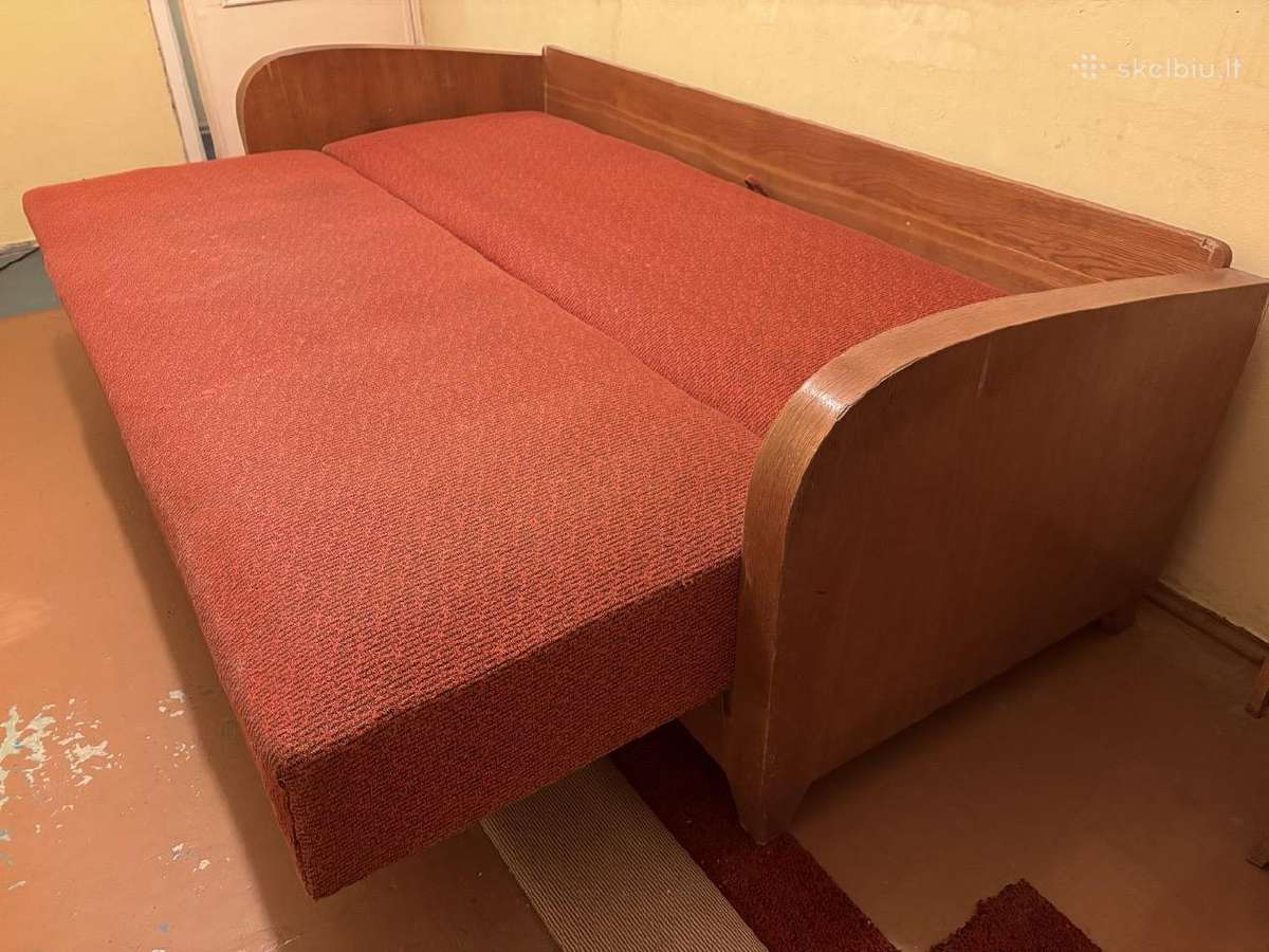 Antikvarinė sofa-lova - nuotraukos Nr. 2