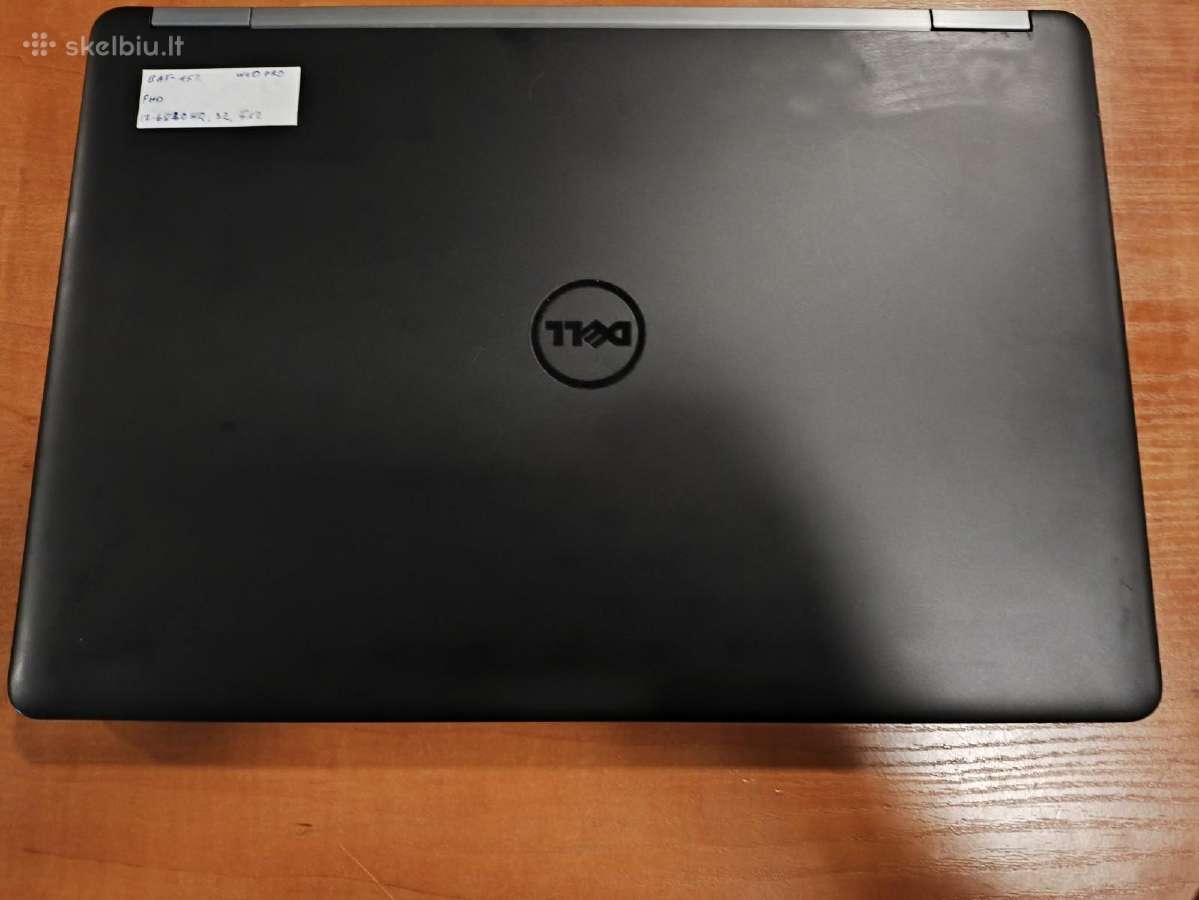 Dell 14" Fhd Ips i7-6820hq 32gb 512gb SSD 19% - nuotraukos Nr. 3
