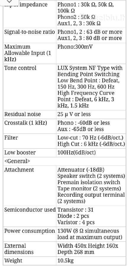 Vintažinis Luxman Sq-503x, 505x, 507x - nuotraukos Nr. 19