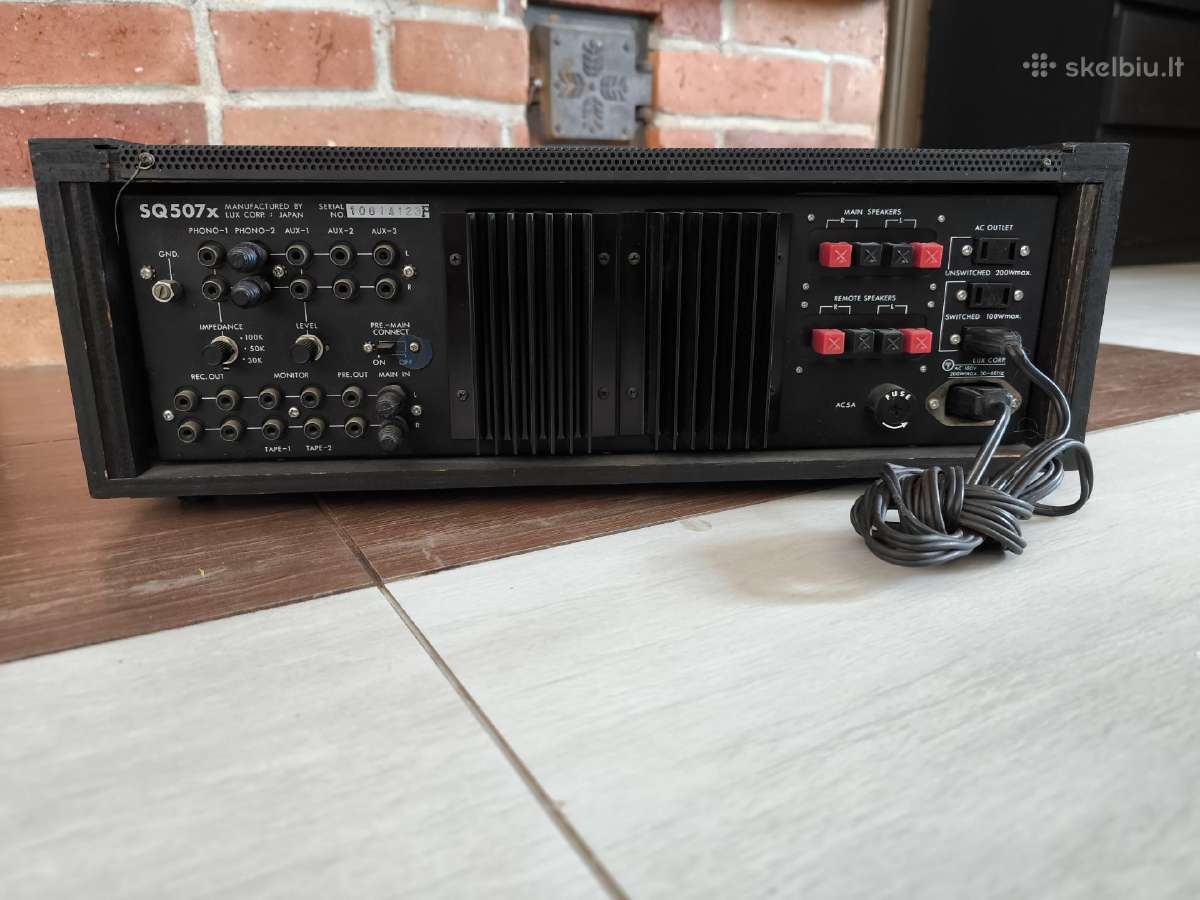 Vintažinis Luxman Sq-503x, 505x, 507x - nuotraukos Nr. 31