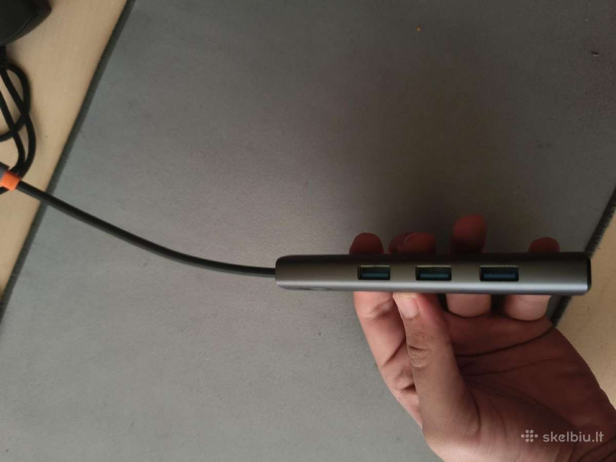 Baseus Metal Gleam Series 7-in-1 Usb - nuotraukos Nr. 2