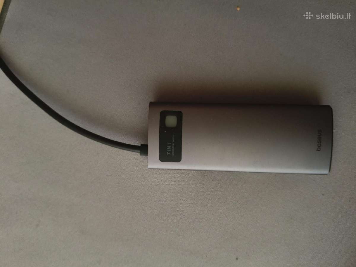 Baseus Metal Gleam Series 7-in-1 Usb - nuotraukos Nr. 3