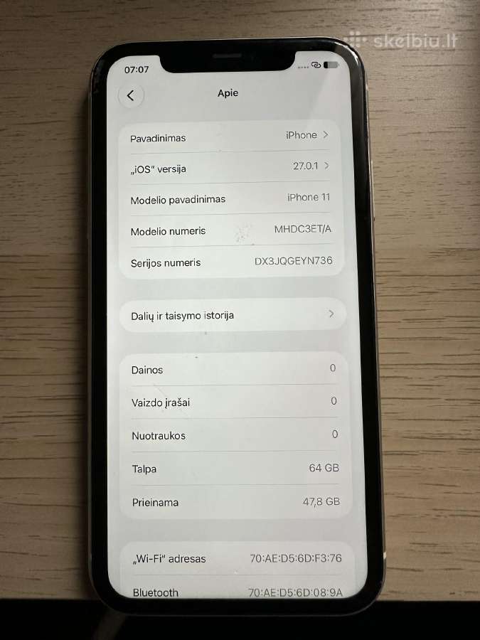 iPhone 11 64gb - nuotraukos Nr. 4
