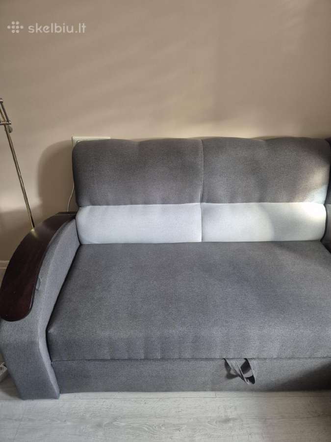 Mažai naudota sofa lova -kampas - nuotraukos Nr. 2