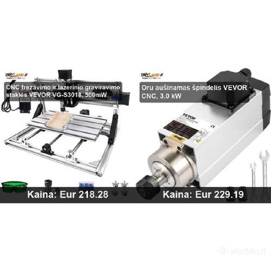 CNC frezavimo ir graviravimo staklės - nuotraukos Nr. 12