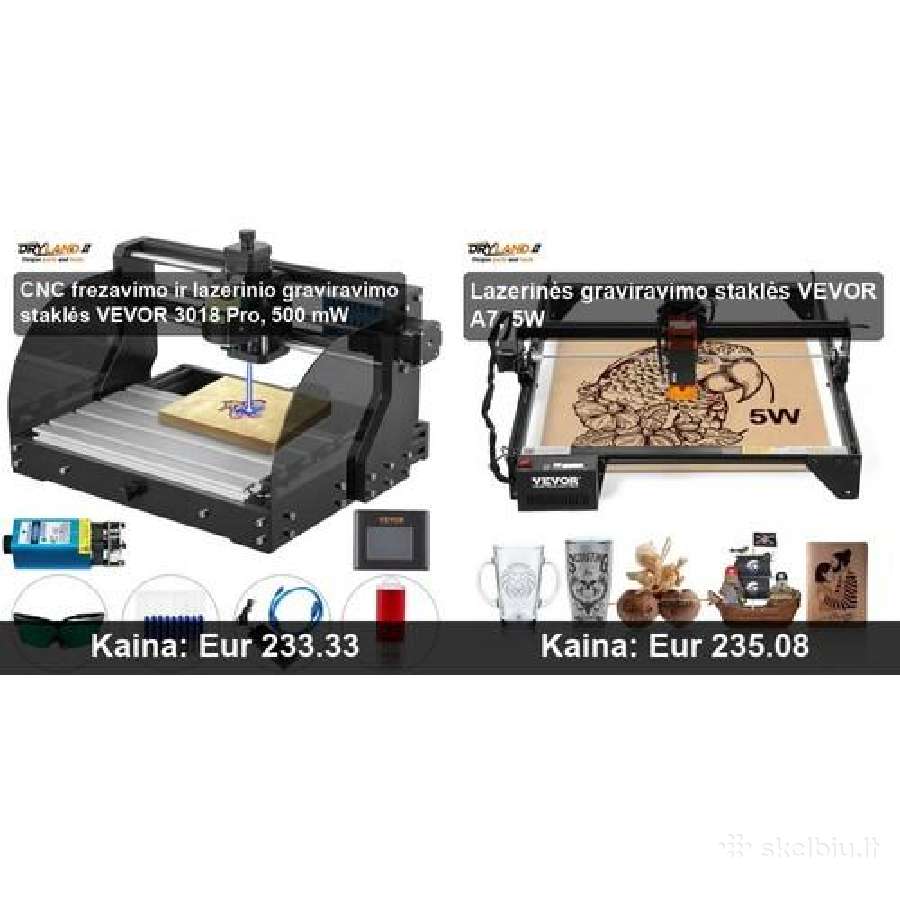 CNC frezavimo ir graviravimo staklės - nuotraukos Nr. 13